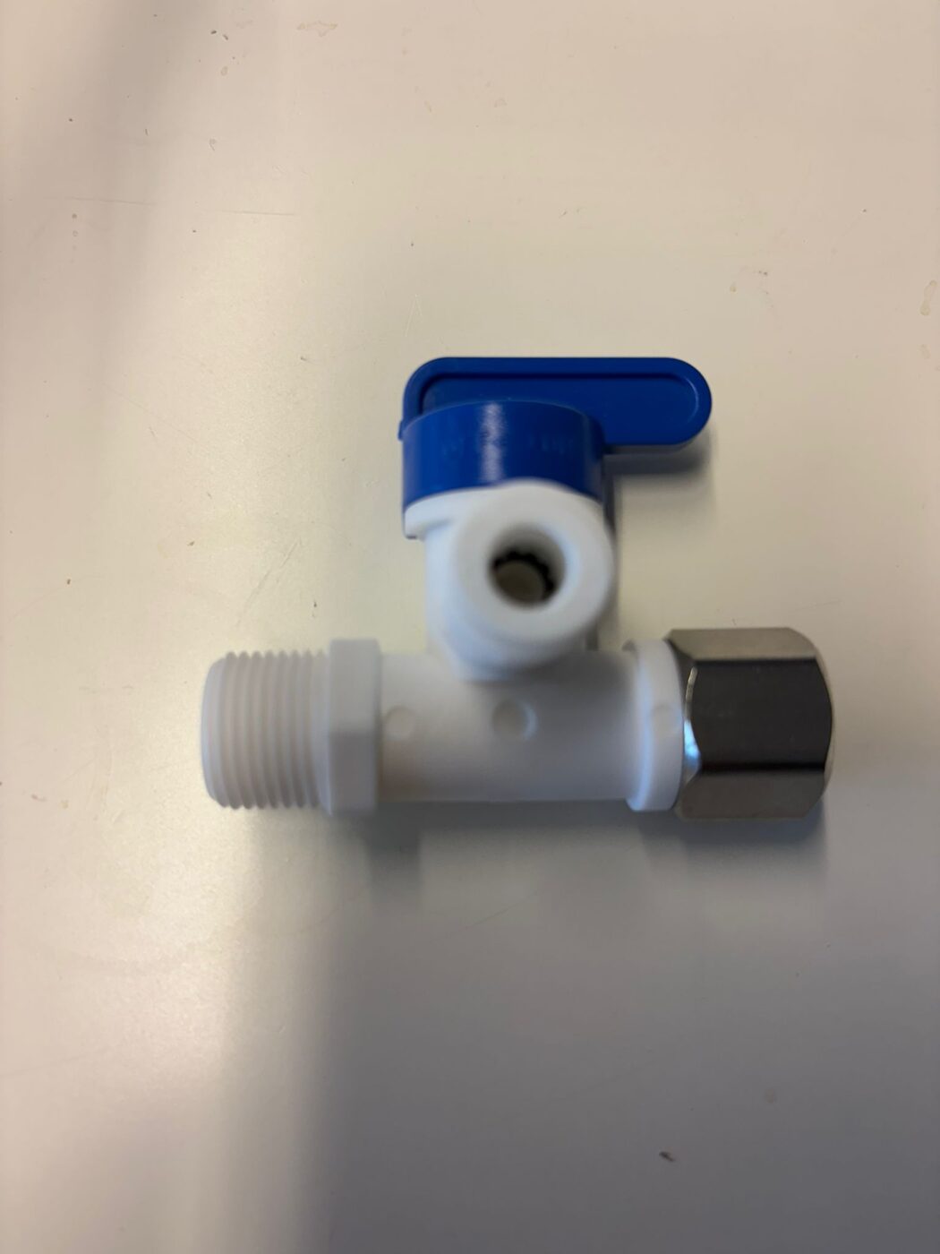 Adapter 1/2″ met Kogelkraantje
